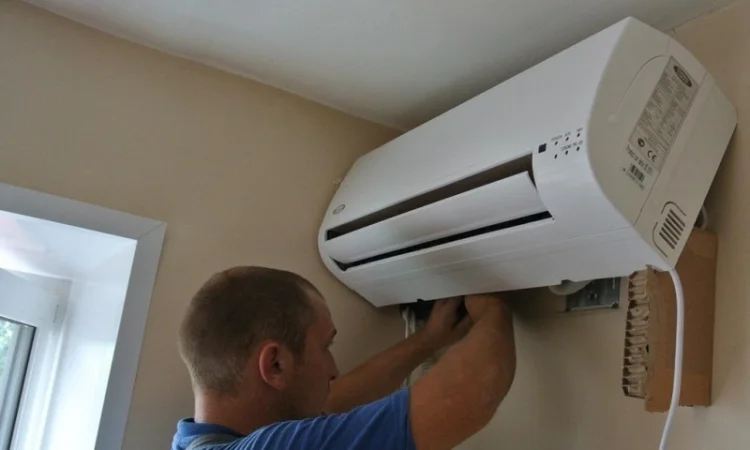 Установка кондиционера: закладка магистрали во время ремонта - фото № 6