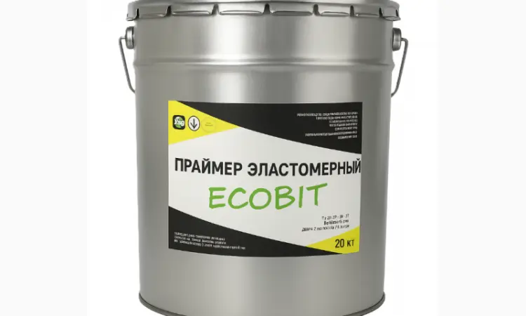Кровельна гідроізоляційна мастика МКВГ Ecobit ТУ 21-27-39-77 Рідка Гума Покрівля - фото № 2