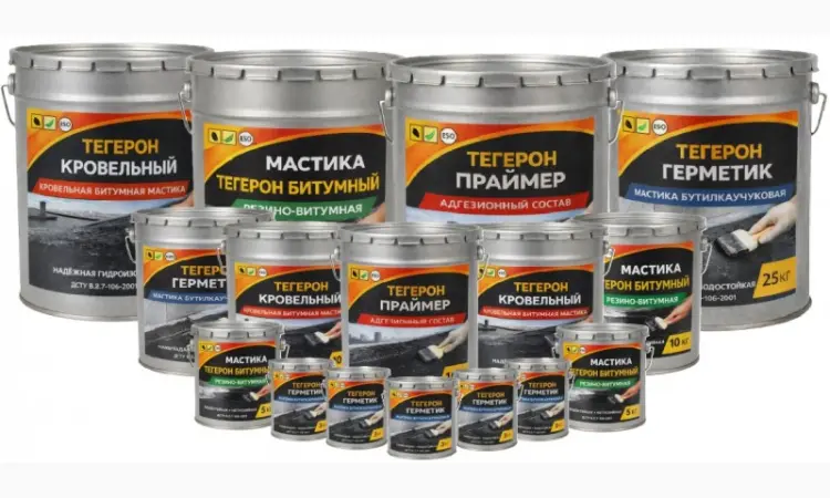 Мастика ТЕГЕРОН Ecobit ДСТУ Б В.2.7-106-2001 ( ГОСТ 30693-2000 ) - фото № 1