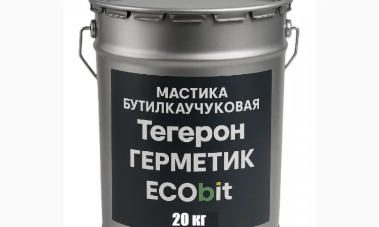 Мастика ТЕГЕРОН Ecobit ДСТУ Б В.2.7-106-2001 ( ГОСТ 30693-2000 ) - фото № 6
