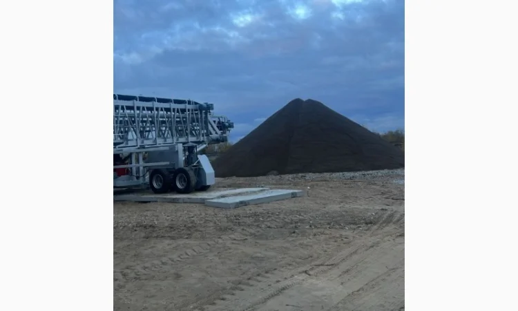 Автоматический телескопический радиальный конвейер 500 т/ч - фото № 2