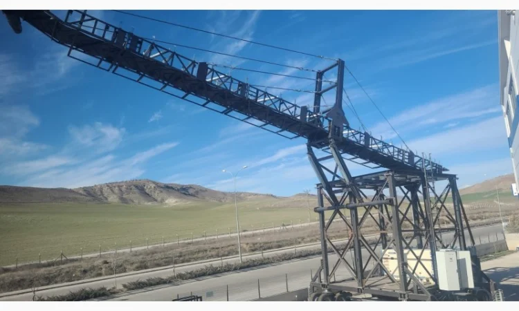 Автоматический телескопический радиальный конвейер 500 т/ч - фото № 7