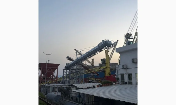 Автоматический телескопический радиальный конвейер 500 т/ч - фото № 8