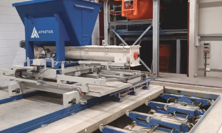 Автоматическая линия для производства бетонных изделий под давлением - фото № 5