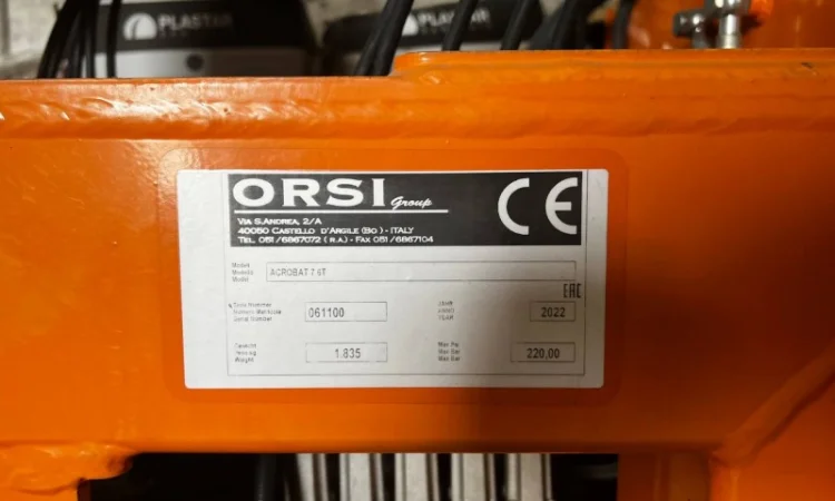 Косарка для узбіч Orsi ACROBAT 7.6T (2022 р.в.) нова - фото № 5