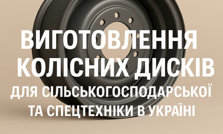 Виготовлення колісних дисків для сільськогосподарської та спецтехніки в Україні - фото № 1