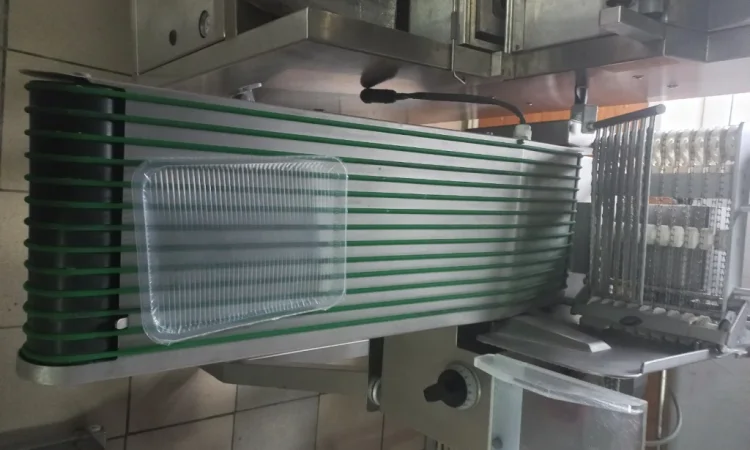 Автоматичний конвеєрний слайсер Scharfen - нарізка м’яса - фото № 1