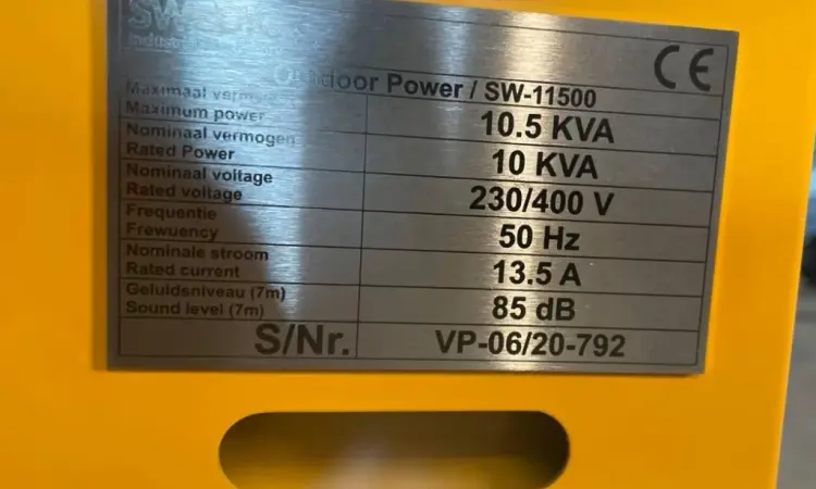 Дизельний генератор Outdoor Power SW-11500 - фото № 4