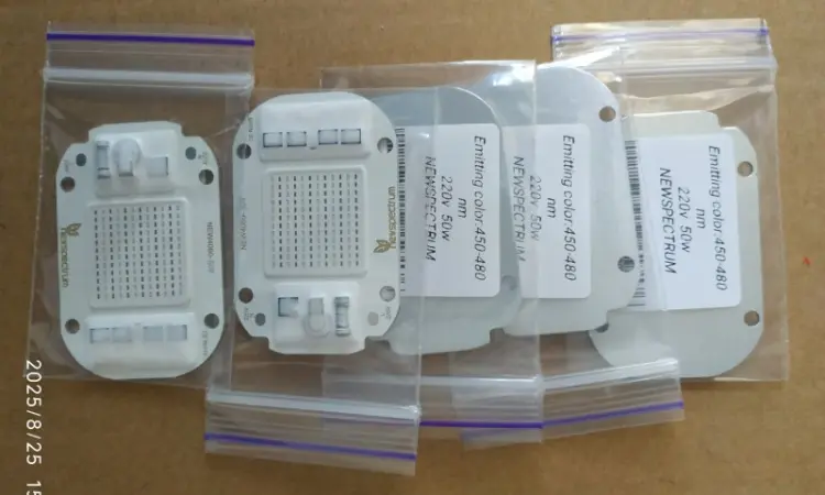 Фитоматрица 50w 220v 450-480nm фитолампа фито светодиод синий для растений рассады цветов - фото № 5