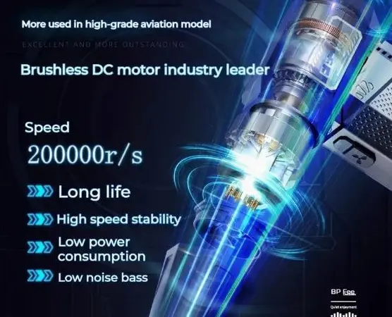Портативний турбовентилятор 200 000 об/хв із LED-підсвічуванням - фото № 4