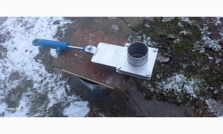 Задвижка гідравлічна на бочку навозу МЖТ - на розкидач навозу - фото № 5