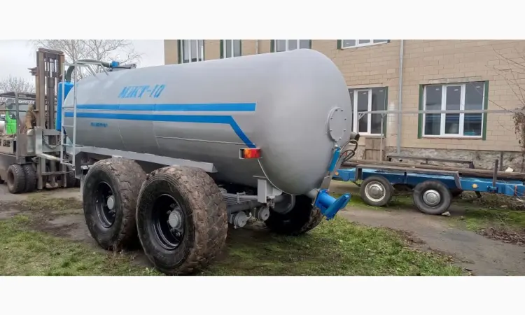 Вакуумний напівпричеп-цистерна МЖТ-10 внесення добрив - фото № 2