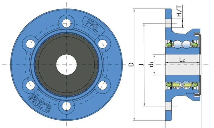 Ступиця IL20S-80/6H-B20 FKL - фото № 3