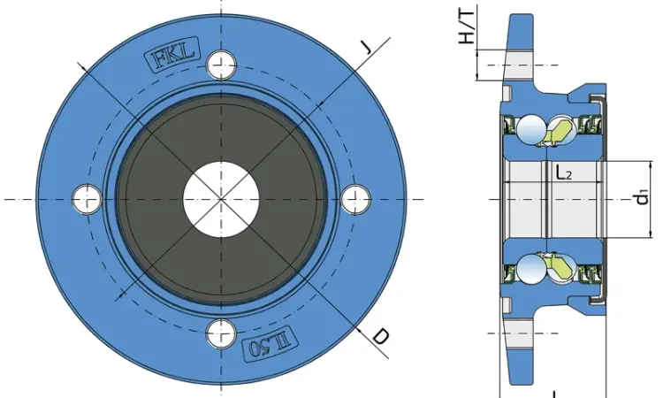 Ступиця IL50V-104/4T-B30 FKL - фото № 2