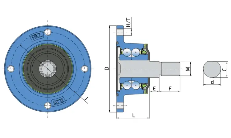 Ступиця ріжучого вузла Agro Point IL25-85/4T-М16-T FKL - фото № 2