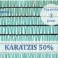 Сетка затеняющая Karatzis зеленая (2х50) 50% - фото № 1