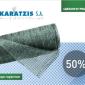 Сетка затеняющая Karatzis зеленая (6х50) 50% - фото № 1
