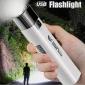 LED Кишеньковий Ліхтарик на акумуляторі Smiling Shark 617 з USB - фото № 3