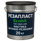 Мастика РЕЗАПЛАСТ Ecobit кровельная для швов резинобитумная ТУ 21-27-105-83 20 кг - фото № 1
