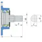 Ступиця ріжучого вузла Agro Point IL20-80/5H-M16 FKL - фото № 2