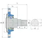 Ступиця ріжучого вузла Agro Point IL30-100/4T-M24x2 FKL - фото № 2