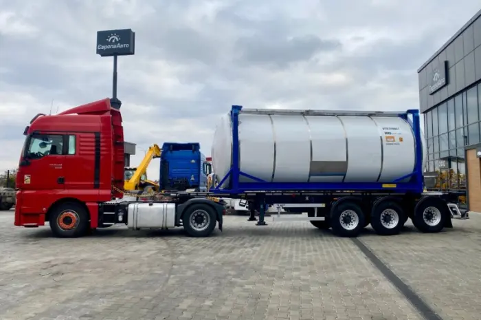 Ізотермічний танк контейнер з паровим підігрівом Van Hool Tank Container -2003 рік- фото № 1