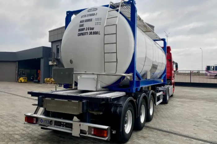 Ізотермічний танк контейнер з паровим підігрівом Van Hool Tank Container -2003 рік- фото № 10