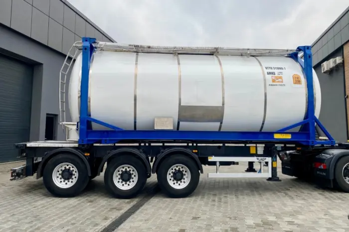 Ізотермічний танк контейнер з паровим підігрівом Van Hool Tank Container -2003 рік- фото № 9