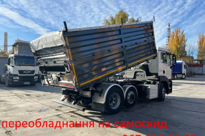 Daf cf самосвал. переоборудование в самосвал- фото № 1