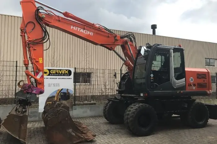 Колесный экскаватор Hitachi ZX 140 W-3- фото № 1