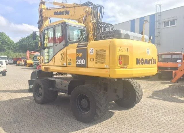 Колесный экскаватор Komatsu PW200- фото № 10