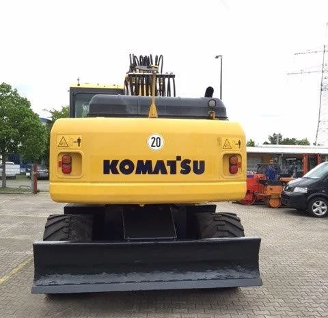 Колесный экскаватор Komatsu PW200- фото № 2