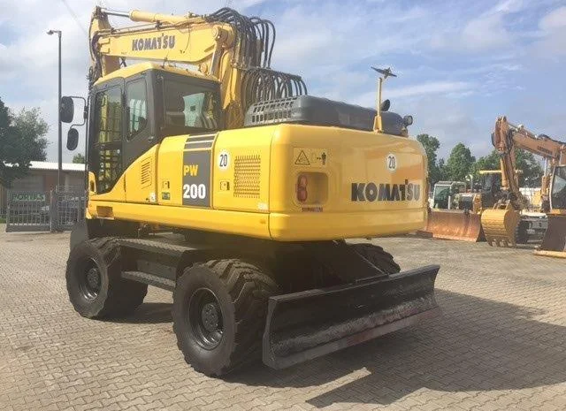 Колесный экскаватор Komatsu PW200- фото № 6
