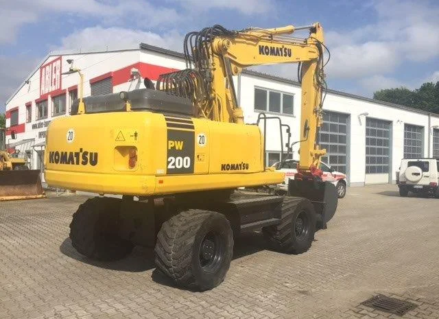 Колесный экскаватор Komatsu PW200- фото № 7