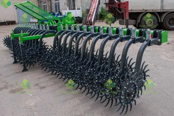 Борона ротационная Green Star 5, 7 м Euro со сменными зубами, рабочая ширина захвата 5, 7 м- фото № 1
