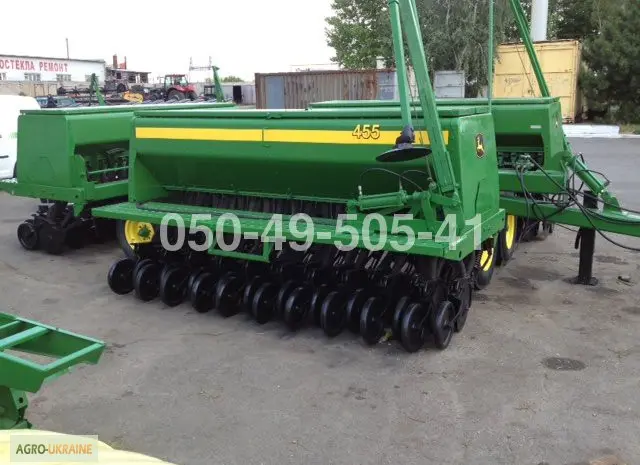 Зерновая сеялка Джон Дир 455 John Deere 455 9.1 м./15 см./сухие удобрения- фото № 2