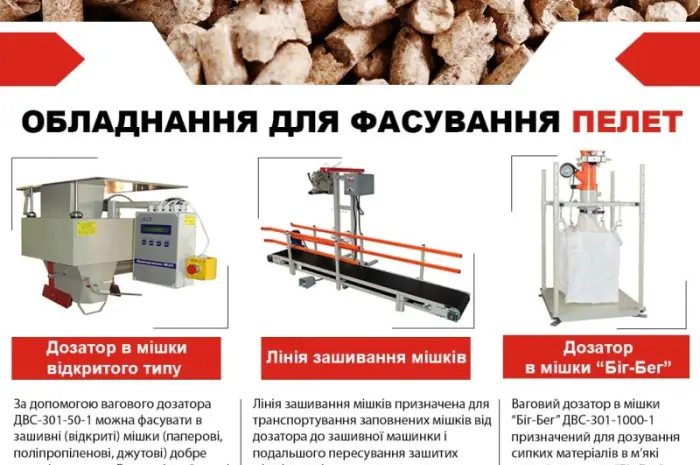 Фасувальне обладнання для пелет СВЕДА- фото № 1