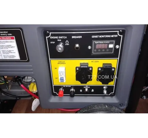 Генератор King Power KP7500EKP-I бензиновый со стартером 6 кВт- фото № 2