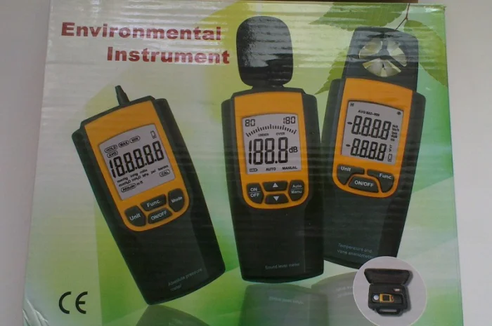 Анемометр SR8022 с функией измерения температуры и объёма воздушного потока (0.4-20 m/s)- фото № 2