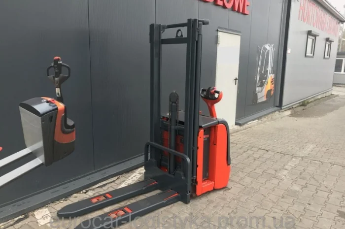 Штабелер электрический поводковый LINDE L14 1, 4т 3, 0м 2007- фото № 2