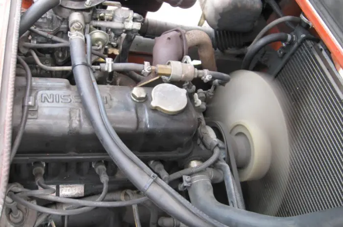 Газ - бензиновый автопогрузчик Nissan J01A15 на 1.5 тонны- фото № 3