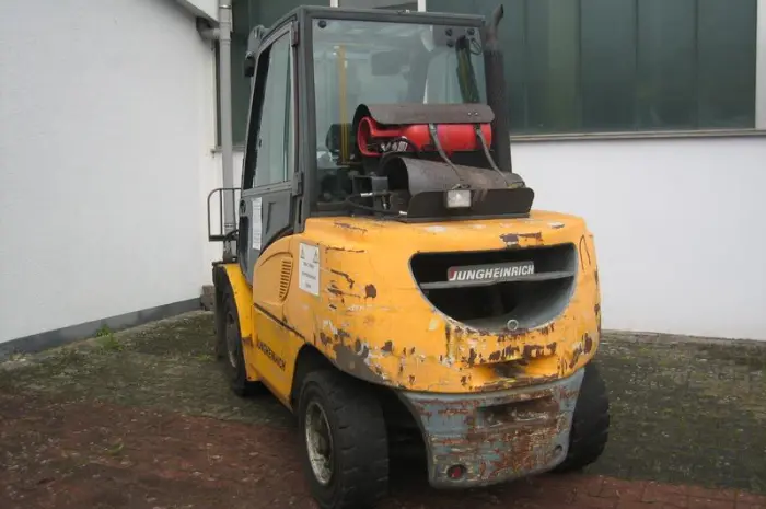 Кара погрузчик бу Jungheinrich TFG 550, газ, 5 т., 2005 г., 9671 м/ч- фото № 4