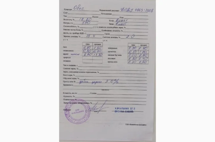 Продаж овса Нептун- фото № 1