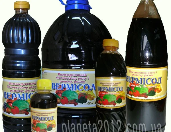 Вермисол-органическое жидкое удобрение купить- фото № 1