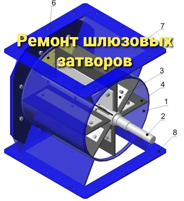 Ремонт і реставрація шлюзового затвора ШУ-22- фото № 1