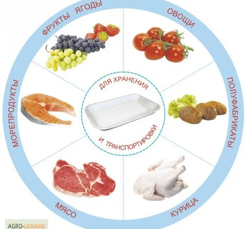 Упаковка из вспененного полистирола для овощей- фото № 1