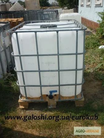 Продажа новых и б/у еврокубов (IBC контейнеров) 1000л, чистые- фото № 3