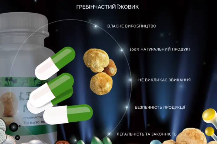 Ежовик Гребенчатый в капсулах 0.5г/60шт. Три упаковки- фото № 4
