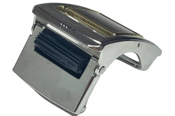 Пряжка затискач ремінна 35 мм., пряжка для ременя Нікель- фото № 5