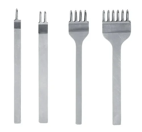 Пробойники шаговые для кожи 4 мм набор 4 штуки- фото № 1
